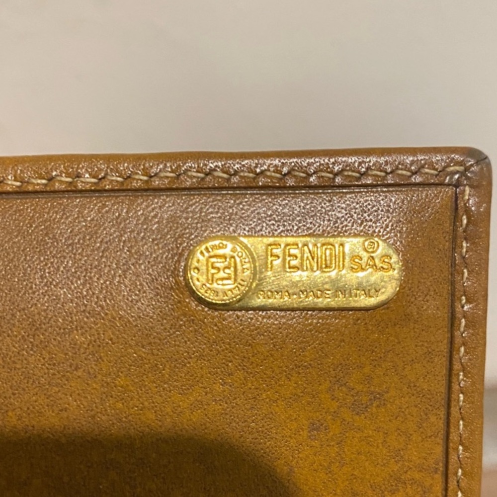 FENDI Vintage Penguin Canvas Monogram Long Wallet EUC - Picture 2 of 14